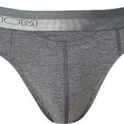 HOM HO1 Mini Brief 359521/00ZU Slip, Baumwolle, Grau meliert, Grau