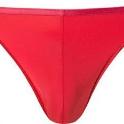 HOM Plumes Micro Briefs 404756/4063 Slip, Mikrofaser-Stretch, Feuerrot, Rot