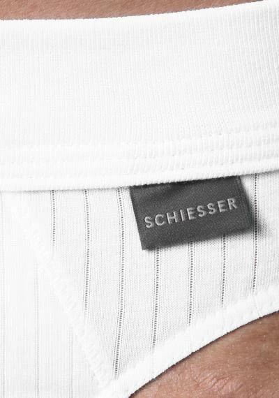 Schiesser Authentic Rio-Slip 2er Pack 105984/100 Slips, Baumwoll-Stretch, Weiß 2 Schiesser Authentic Rio-Slip 2er Pack 105984/100 Slips, Baumwoll-Stretch, Weiß – Bild 2