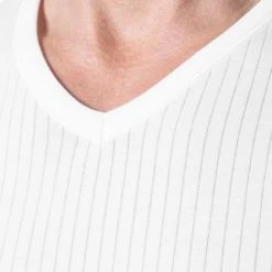 Schiesser Authentic V-Shirt 2er Pack 145372/100 T-Shirts, Baumwoll-Stretch, Weiß -MR Wasch Geschaft 239394 norm2