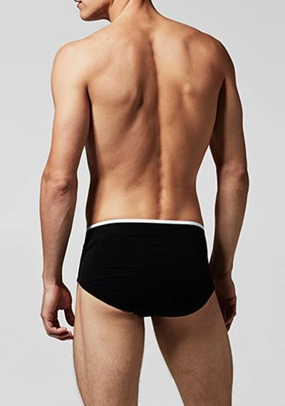 LACOSTE Colours Slip 2er Pack 150956/000 Slips, Baumwoll-Stretch, Schwarz 2 LACOSTE Colours Slip 2er Pack 150956/000 Slips, Baumwoll-Stretch, Schwarz – Bild 2