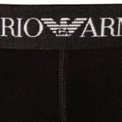 EMPORIO ARMANI Brief 2er Pack 111321/CC722/07320 Slips, Baumwolle, Schwarz -MR Wasch Geschaft 239832 norm2