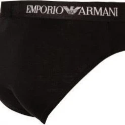 EMPORIO ARMANI Brief 2er Pack 111321/CC722/07320 Slips, Baumwolle, Schwarz -MR Wasch Geschaft 239832 norm3