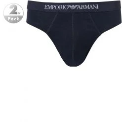 EMPORIO ARMANI Brief 2er Pack 111321/CC722/27435 Slips, Baumwolle, Dunkelblau, Marine