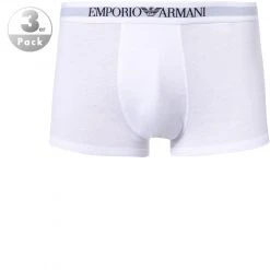 EMPORIO ARMANI Trunk 2er Pack 111613/CC722/04710 Trunks, Baumwolle, Weiß