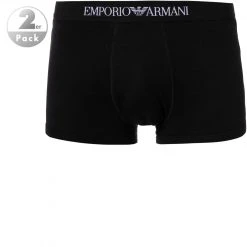 EMPORIO ARMANI Trunk 2er Pack 111613/CC722/07320 Trunks, Baumwolle, Schwarz