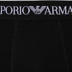 EMPORIO ARMANI Trunk 2er Pack 111613/CC722/07320 Trunks, Baumwolle, Schwarz -MR Wasch Geschaft 239839 norm2