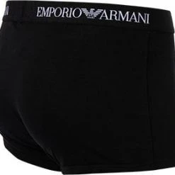 EMPORIO ARMANI Trunk 2er Pack 111613/CC722/07320 Trunks, Baumwolle, Schwarz -MR Wasch Geschaft 239839 norm3