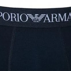 EMPORIO ARMANI Trunk 2er Pack 111613/CC722/15935 Trunks, Baumwolle, Hellgrau-marineblau, Marine-grau -MR Wasch Geschaft 239842 norm4