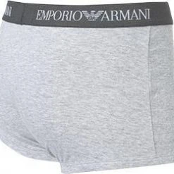 EMPORIO ARMANI Trunk 2er Pack 111613/CC722/15935 Trunks, Baumwolle, Hellgrau-marineblau, Marine-grau -MR Wasch Geschaft 239842 norm5