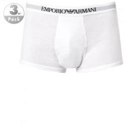 EMPORIO ARMANI Trunk 3er Pack 111610/CC722/16510 Trunks, Baumwolle, Weiß
