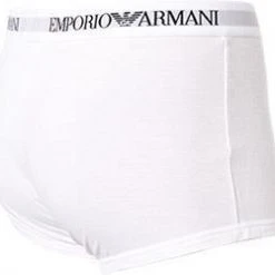 EMPORIO ARMANI Trunk 3er Pack 111610/CC722/16510 Trunks, Baumwolle, Weiß -MR Wasch Geschaft 239844 norm3
