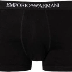 EMPORIO ARMANI Trunk 3er Pack 111610/CC722/23410 Trunks, Baumwolle, Rot-weiß-schwarz, Weiß-rot-schwarz -MR Wasch Geschaft 239848 norm3