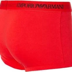 EMPORIO ARMANI Trunk 3er Pack 111610/CC722/23410 Trunks, Baumwolle, Rot-weiß-schwarz, Weiß-rot-schwarz -MR Wasch Geschaft 239848 norm7