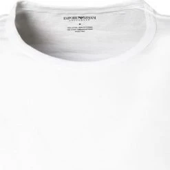 EMPORIO ARMANI T-Shirt 2er Pack 111647/CC722/04710 T-Shirts, Baumwolle, Weiß 5 EMPORIO ARMANI T-Shirt 2er Pack 111647/CC722/04710 T-Shirts, Baumwolle, Weiß -MR Wasch Geschaft 239850 norm2