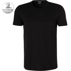 EMPORIO ARMANI T-Shirt 2er Pack 111647/CC722/07320 T-Shirts, Baumwolle, Schwarz