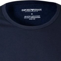 EMPORIO ARMANI T-Shirt 2er Pack 111647/CC722/27435 T-Shirts, Baumwolle, Marineblau, Marine 5 EMPORIO ARMANI T-Shirt 2er Pack 111647/CC722/27435 T-Shirts, Baumwolle, Marineblau, Marine -MR Wasch Geschaft 239852 norm2