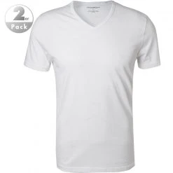 EMPORIO ARMANI V-Shirt 2er Pack 111648/CC722/04710 T-Shirts, Baumwolle, Weiß