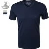 EMPORIO ARMANI V-Shirt 2er Pack 111648/CC722/15935 T-Shirts, Baumwolle, Marine-hellgrau, Marine-grau