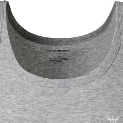 EMPORIO ARMANI Tank Top 2 Pack 111612/CC722/97120 Tanktops, Baumwolle, Schwarz-hellgrau, Schwarz-grau 5 EMPORIO ARMANI Tank Top 2 Pack 111612/CC722/97120 Tanktops, Baumwolle, Schwarz-hellgrau, Schwarz-grau – Bild 5
