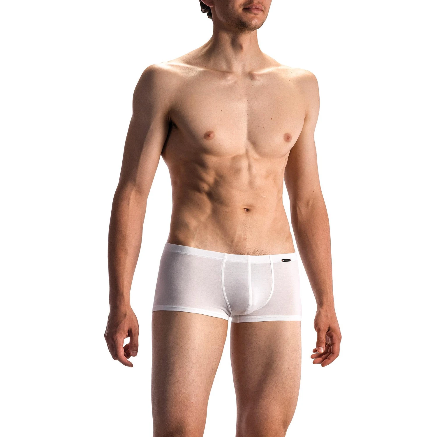Olaf Benz RED1601 Minipants 107410/1000 Trunk, Baumwoll-Stretch, Weiß, White 1 Olaf Benz RED1601 Minipants 107410/1000 Trunk, Baumwoll-Stretch, Weiß, White