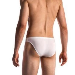 Olaf Benz RED1601 Brazilbrief 107411/1000 Slip, Baumwoll-Stretch, Weiß, White -MR Wasch Geschaft 241630 norm2