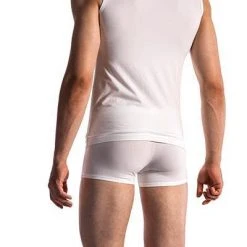 Olaf Benz RED1601 Collegeshirt 107416/1000 Tanktop, Baumwoll-Stretch, Weiß, White -MR Wasch Geschaft 241641 norm2