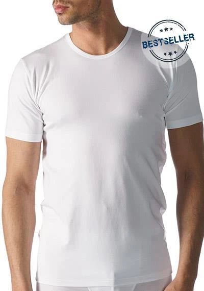 Mey DRY COTTON FUNCTIONAL Round-Neck 46082/101 Drunterhemd, Regular Fit, Baumwolle COOLMAX®, Weiß, White 1 Mey DRY COTTON FUNCTIONAL Round-Neck 46082/101 Drunterhemd, Regular Fit, Baumwolle COOLMAX®, Weiß, White