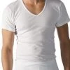 Mey CASUAL COTTON V-Neck 49007/101 T-Shirt, Baumwolle, Weiß, White