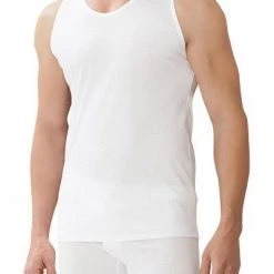 Zimmerli Sea Island 286 Tank Top 286/1440/01 Tanktop, Baumwolle, Weiß