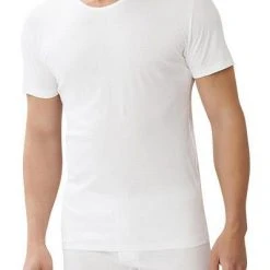 Zimmerli Sea Island 286 T-Shirt 286/1441/01 Sea Island Baumwolle mercerisiert, Weiß, White