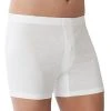 Zimmerli Sea Island 286 Boxershorts 286/1446/01 Trunk, Baumwolle mercerisiert, Weiß, White