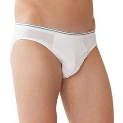 Zimmerli Pure Comfort Slip 172/1463/01 Baumwoll-Stretch, Weiß, White