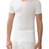 Zimmerli Wool & Silk 710 Shirt SS 710/1450/02 T-Shirt, Wolle-Seide, Ecru