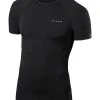 Falke Men Ergonomic Sport T-Shirt 39613/3000 Tight Fit, Mikrofaser, Schwarz, Black