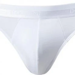 HOM Classic Mini Briefs 400204/0003 Slip, Baumwolle, Weiß, White
