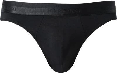 HOM Classic Mini Briefs 400204/0004 Slip, Baumwolle, Schwarz, Black 1 HOM Classic Mini Briefs 400204/0004 Slip, Baumwolle, Schwarz, Black