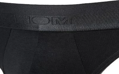 HOM Classic Mini Briefs 400204/0004 Slip, Baumwolle, Schwarz, Black 2 HOM Classic Mini Briefs 400204/0004 Slip, Baumwolle, Schwarz, Black – Bild 2