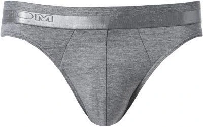HOM Classic Mini Briefs 400204/00ZU Slip, Baumwolle, Grau meliert, Grey 1 HOM Classic Mini Briefs 400204/00ZU Slip, Baumwolle, Grau meliert, Grey