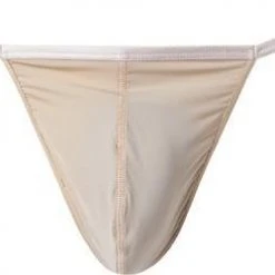 HOM Plumes G-String 359931/00DT Stringtanga, Mikrofaser-Stretch, Nude, Skin