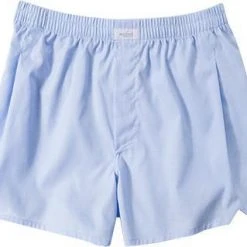 van Laack 140766/BOXER/720 Boxershorts, Baumwolle, Hellblau meliert, Hellblau