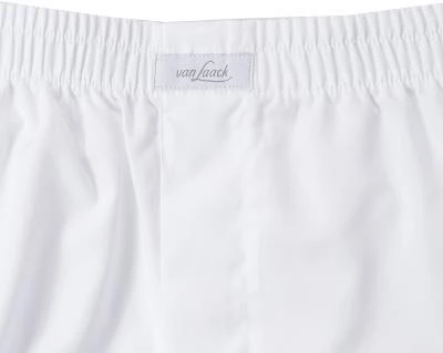 van Laack 140766/BOXER/000 Boxershorts, Baumwolle, Weiß 2 van Laack 140766/BOXER/000 Boxershorts, Baumwolle, Weiß – Bild 2