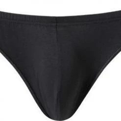 HOM Freddy G-String 400202/0004 Baumwoll-Stretch, Schwarz, Black