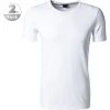 BOSS Shirt 2er Pack 50325407/100 T-Shirts,Slim Fit, Baumwolle, Weiß, White