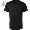 BOSS Shirt 2er Pack 50325/001 T-Shirts, Relaxed Fit, Baumwolle, Schwarz, Black