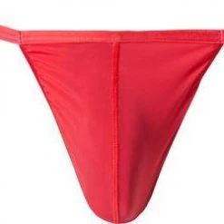 HOM Plumes G-String 359931/4063 Stringtanga, Mikrofaser-Stretch, Feuerrot, Red