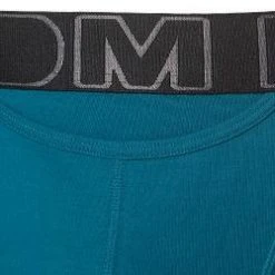 HOM Boxerlines Boxer Brief 2er Pack 400405/V005 Trunks, Baumwoll-Stretch, Navy-petrol -MR Wasch Geschaft 261063 norm3