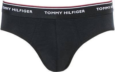 Tommy Hilfiger Brief 3er Pack 1U87903766/004 Slip, Baumwoll-Stretch, Weiß-schwarz-grau, Schwarz-grau-weiß 4 Tommy Hilfiger Brief 3er Pack 1U87903766/004 Slip, Baumwoll-Stretch, Weiß-schwarz-grau, Schwarz-grau-weiß – Bild 4