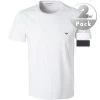 EMPORIO ARMANI Crew Neck 2 Pack 111267/CC717/10410 T-Shirts, Baumwolle, Weiß-navy