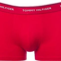 Tommy Hilfiger Trunks 3er Pack 1U87903842/611 Baumwoll-Stretch, Navy-weiß-rot, White-red-peacoat -MR Wasch Geschaft 263136 norm2